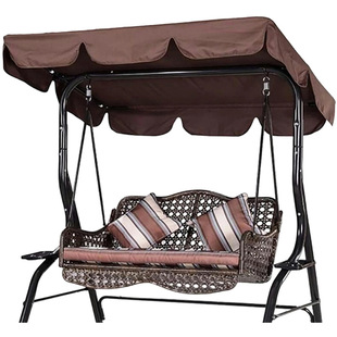 Extra-Thick 210D Top Rain Cover Tarpaulin Park Sunshade Rainproof Shed Cover Outdoor Courtyard Swing Canopy Cover