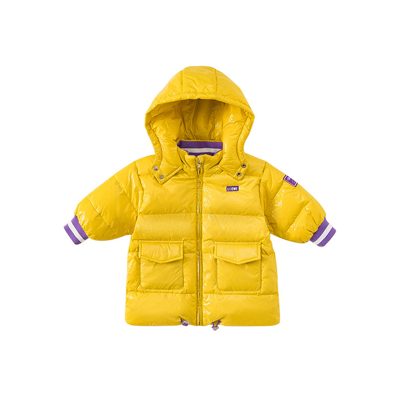Chaqueta de plumón para niños de no devolución de bienestar chaqueta engrosada para niños y niñas chaqueta de invierno casual cálida de algodón acolchado