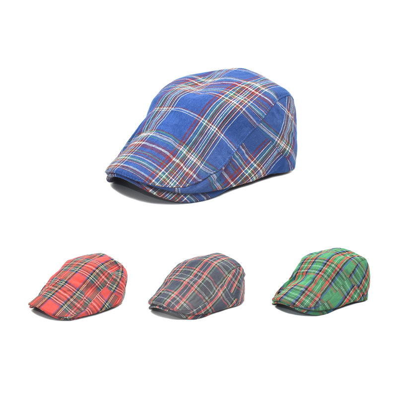 Unisex Casual Lattice Curved Eaves Ivy Cap display picture 1