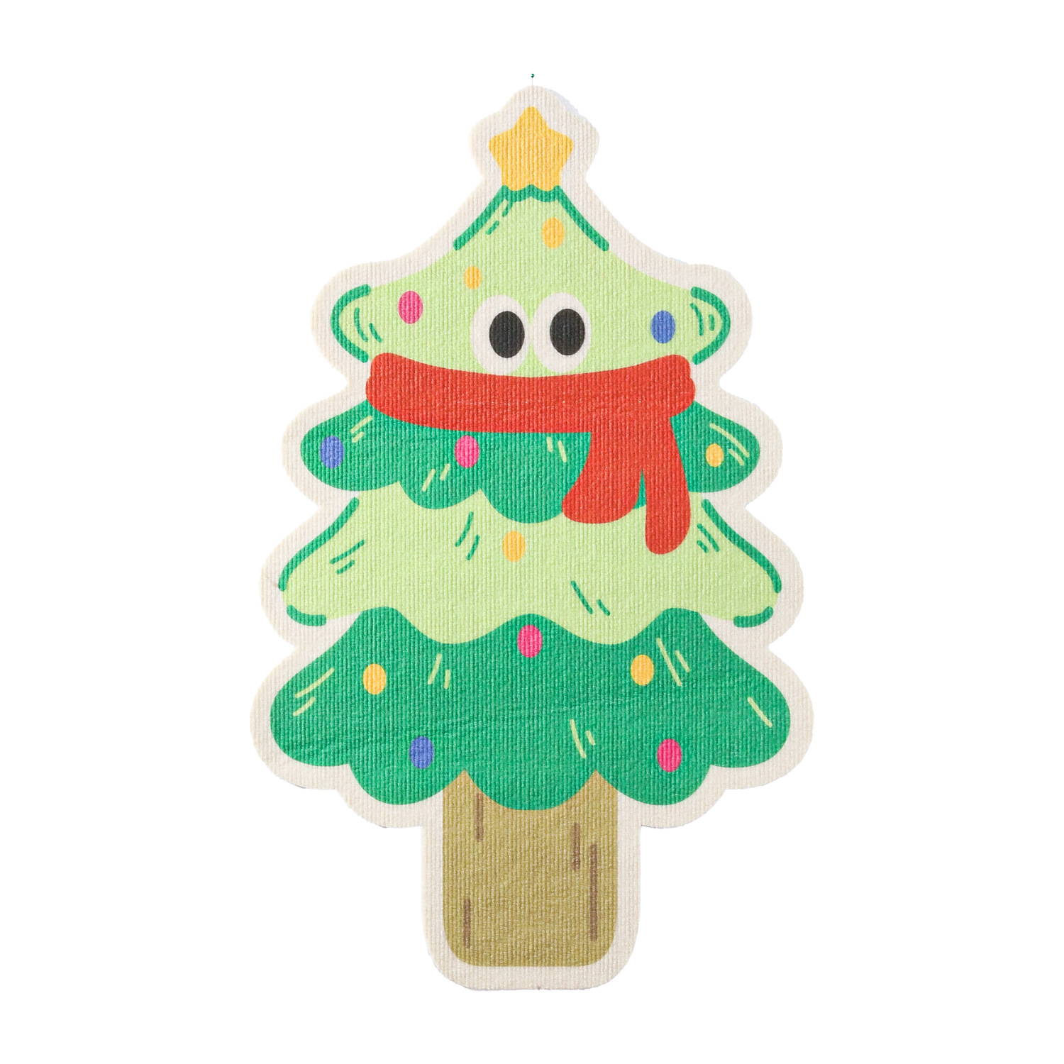 Juguetes para gatos Pegatinas de pared de dibujos animados de poliéster Alfombrillas para patas de gato