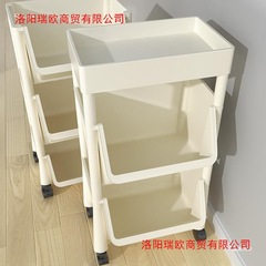 ホームスナックフロア多層トロリー収納ラックモバイルキッチン果物と野菜バスケットラックリビングルーム収納本棚
