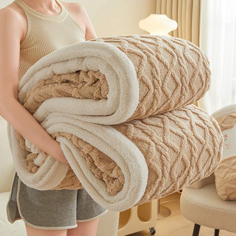Mantras de invierno gruesas mantas de cubierta de oficina siesta pequeña mantas de coral acondicionado sofá mantas mantas mantas mantas