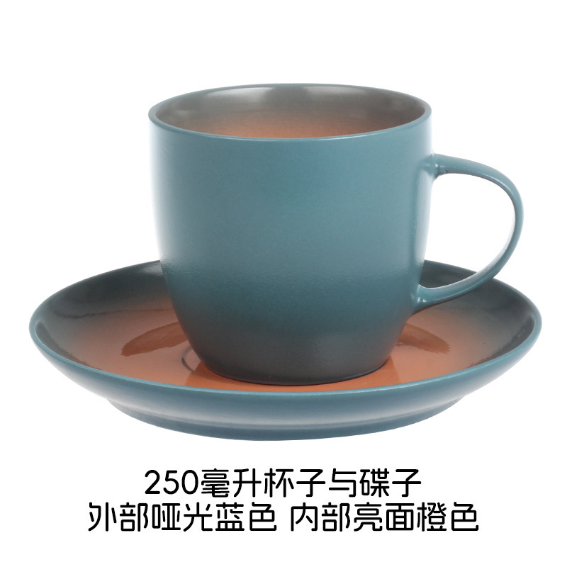 2色釉のモダンでシンプルなハイエンドスタイルの軽量磁器食器セット、耐久性があり、滑らかでお手入れが簡単です。|undefined