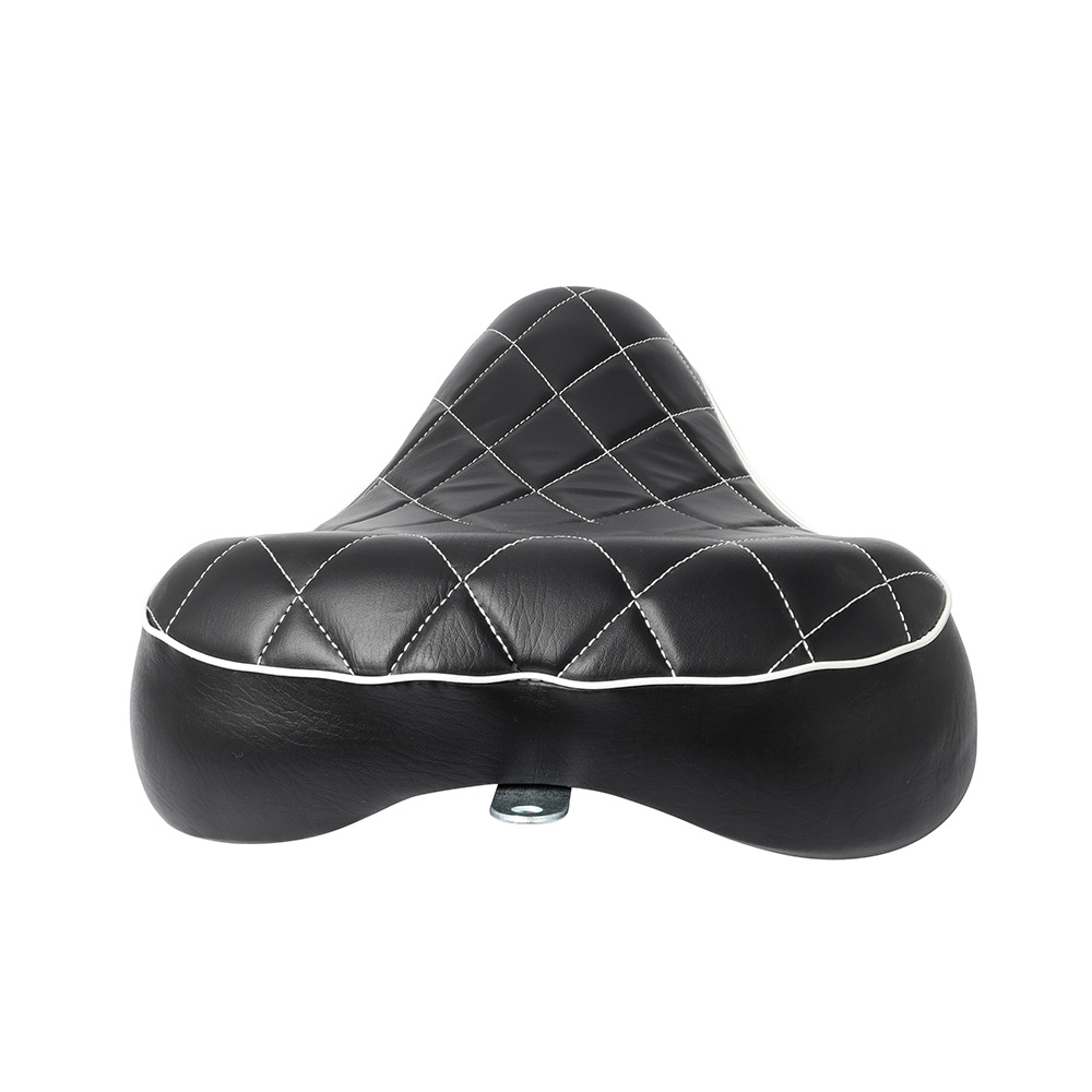 Suitable for Harley Xl883/1200 Modified Black Front Seat Cushion and Front Seat Bag, 1983-2003