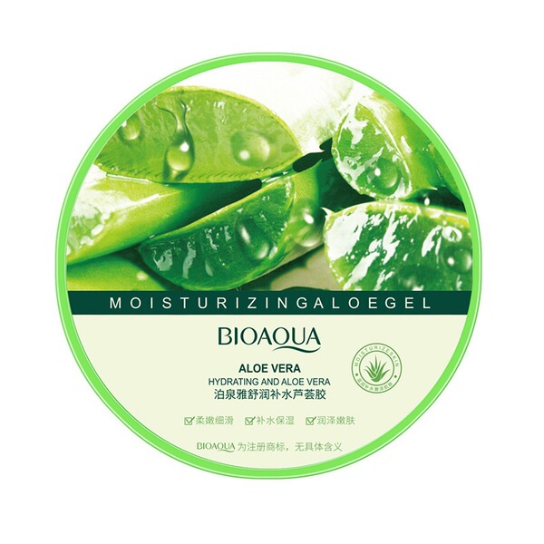 Moisturizing night aloe vera gel for face for skin care