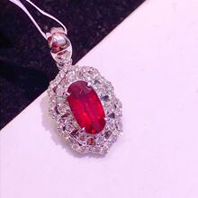 �鱦����DIY 18K����Ƕ��Ȼ���պ챦ʯ��׹ ��ʯ:1.25����