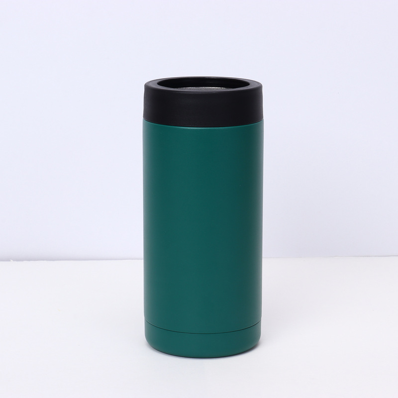 12oz16oz保冷罐304不锈钢双层便携直身杯家用办公啤酒罐保温杯|undefined