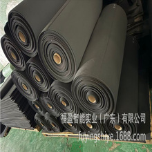 黑色CR氯丁橡胶发泡海绵阻燃防震防水密封泡棉减震密封缓冲海棉条