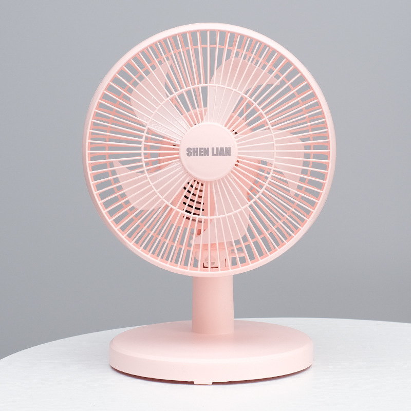 Desktop Small Fan Small Light Electric Fan Mini Student Dormitory Bed Desktop Bedside Home Office