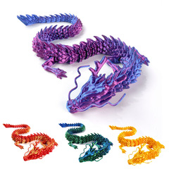 3D プリント中国のドラゴン造園装飾品工芸品関節可動クリエイティブフィギュア装飾子供のギフトのおもちゃ