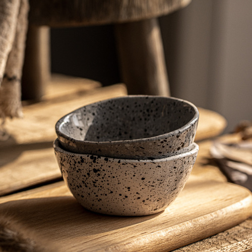 [Internet celebrity small plate] Good-looking dipping bowl, household, Japanese retro flavor plate, commercial use, slight flaws