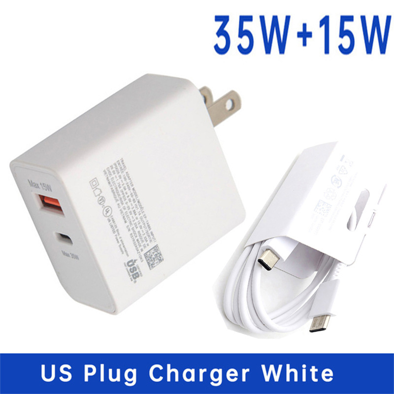 35W for Samsung S22 super fast charging Apple Huawei usb charging head pd dual port fast charging typec charger