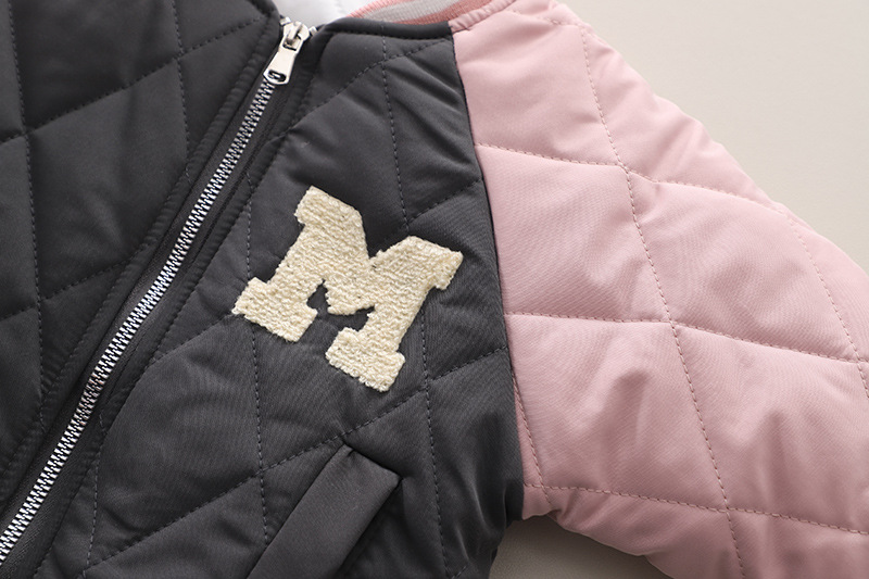 Conjunto de 3 piezas de ropa de invierno con dibujos animados, de terciopelo grueso, para bebé de un año, a la moda_voghion.com