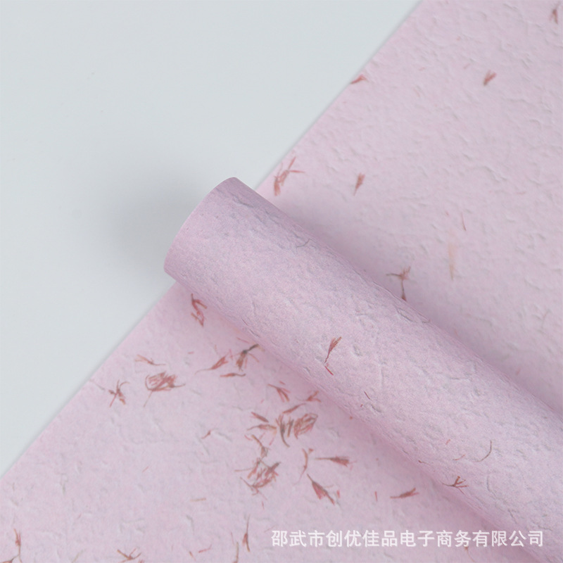 手裂き花弁紙高級感花束包装紙風華紙花包花紙東巴紙花芸材料卸売り|undefined