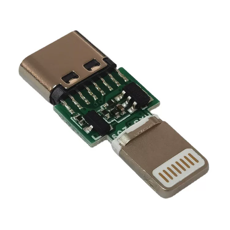 Соединитель Apple 8PIN высокого тока PD Type-C маммал USB3.1 клеммы для быстрой зарядки Apple PD