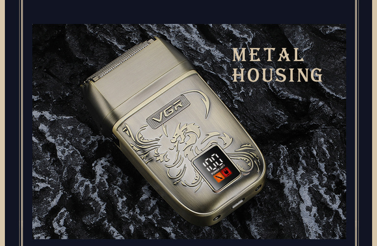 Retro Electric Shaver Vgr349 Cordless Reciprocating Razor For Men_voghion.com