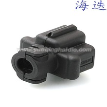 國產9819059汽車線束連接器護套插座插頭端子電線波紋管尾夾2P