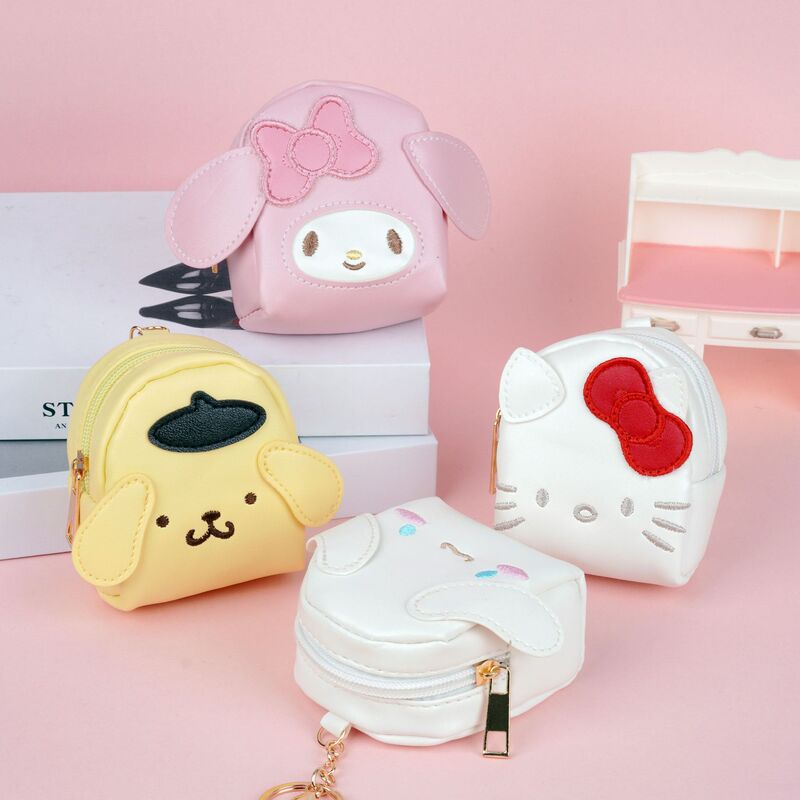 Bag Women's Korean-style Ins Waterproof Leather Coin Purse Student Portable Mini Key Bag Cartoon Cute Coin Bag Bag Women's Korean-style Ins Waterproof Leather Coin Purse Student Portable Mini Key Bag Cartoon Cute Coin Bag