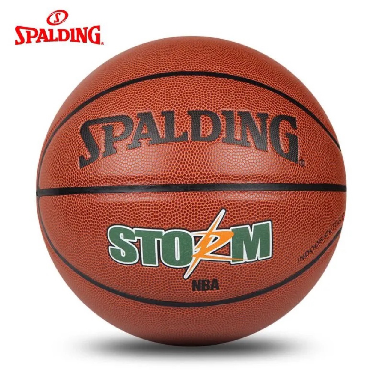 Genuine Spalding Basketball No. 7 Pu Soft Leather Wear-Resistant Nba Street Lanqiu Indoor and Outdoor Basketball 74-413