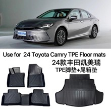 专用右舵丰田Camry凯美瑞佳美汽车脚垫TPE橡胶防水地踏驾呔肽XV70