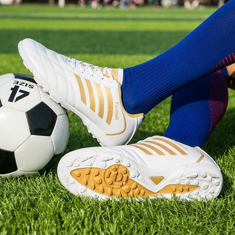Zapatos de fútbol profesionales de clavos adultos TF niños chicos chicos
