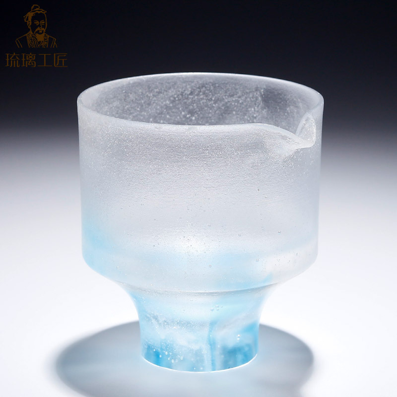 古代ガラスの雲のカップシリーズフェアカップマスターカップティールームコーヒーテーブルデスクトップ装飾花瓶花の装飾品|undefined