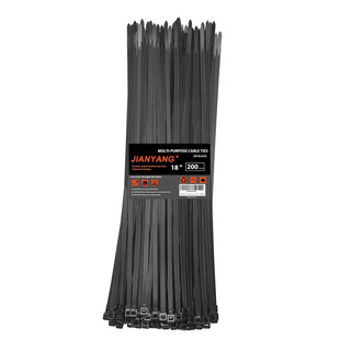 "Special Supply for Cross-Border Sales: Nylon Cable Ties Direct from Factory, 10-40cm, Amazon Best-Selling Double-Sided Toothed Self-Locking."