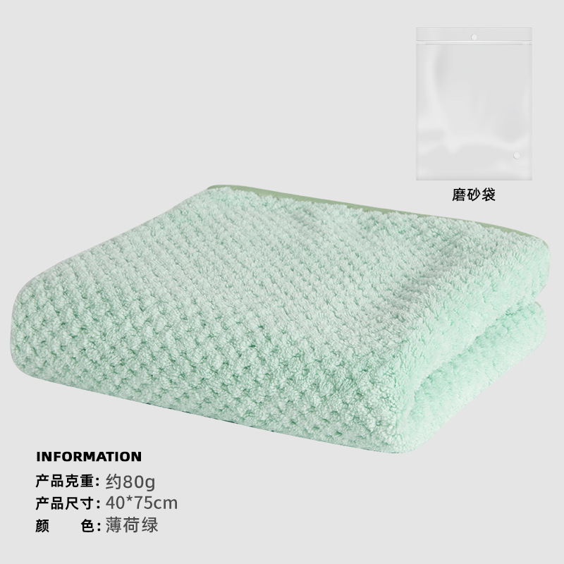 Toalla de terciopelo de coral color sólido engrosada extra grande suave absorbente Toalla de cara hogar adulto niños Toalla de cara al por mayor