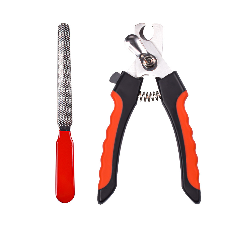 Pet cortaúñas anti-sangre línea de acero inoxidable Big Dog cortaúñas tijeras para mascotas tijeras para perros tijeras para mascotas suministros para mascotas al por mayor