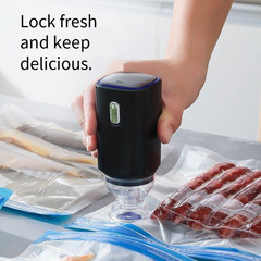 Cross-border handheld kitchen vacuum machine USB vacuum machine food vacuum compression bag electric air pump