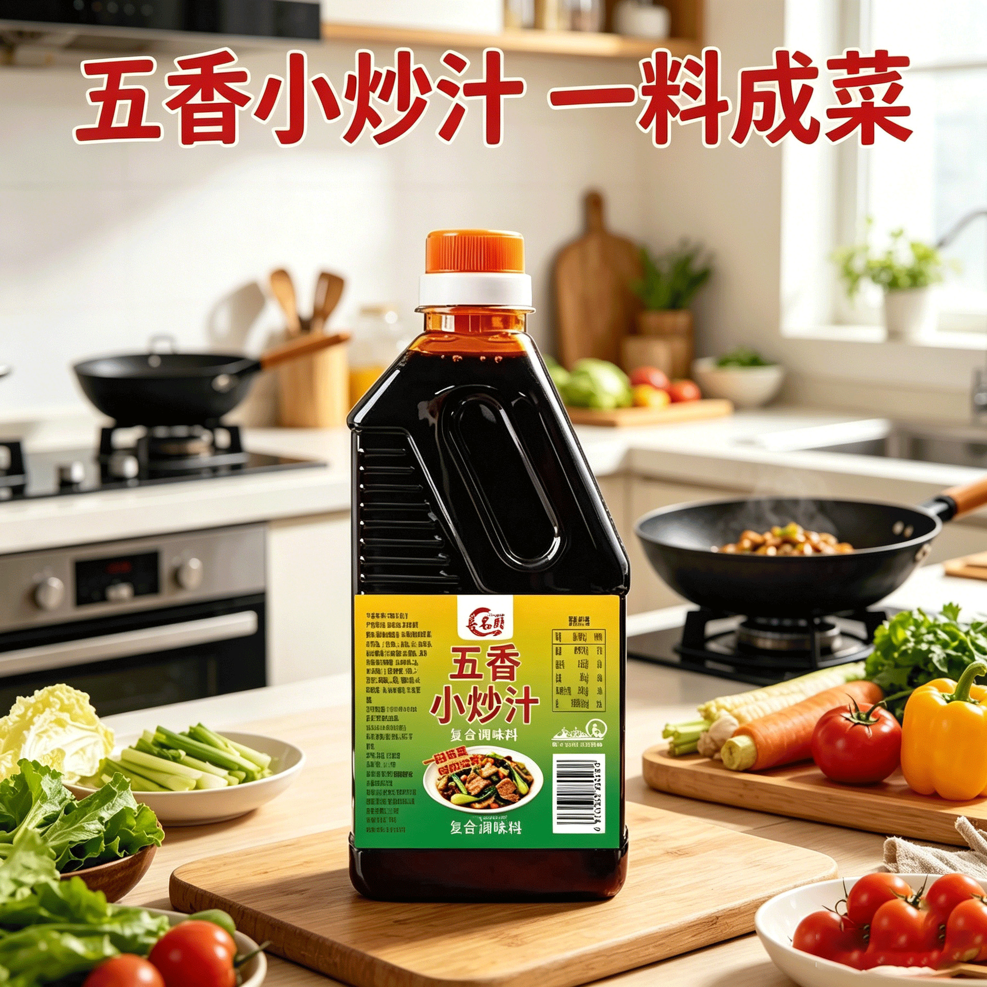 Five-spice stir-fry sauce bottled 420g home cooking stir-fry and cold dish seasoning five-spice stir-fry sauce 2