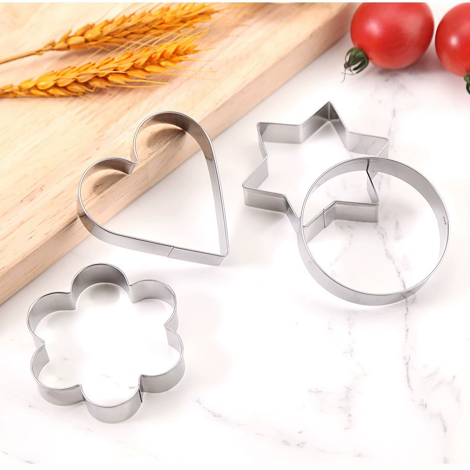 Set, compact mold stainless steel, 12 pieces