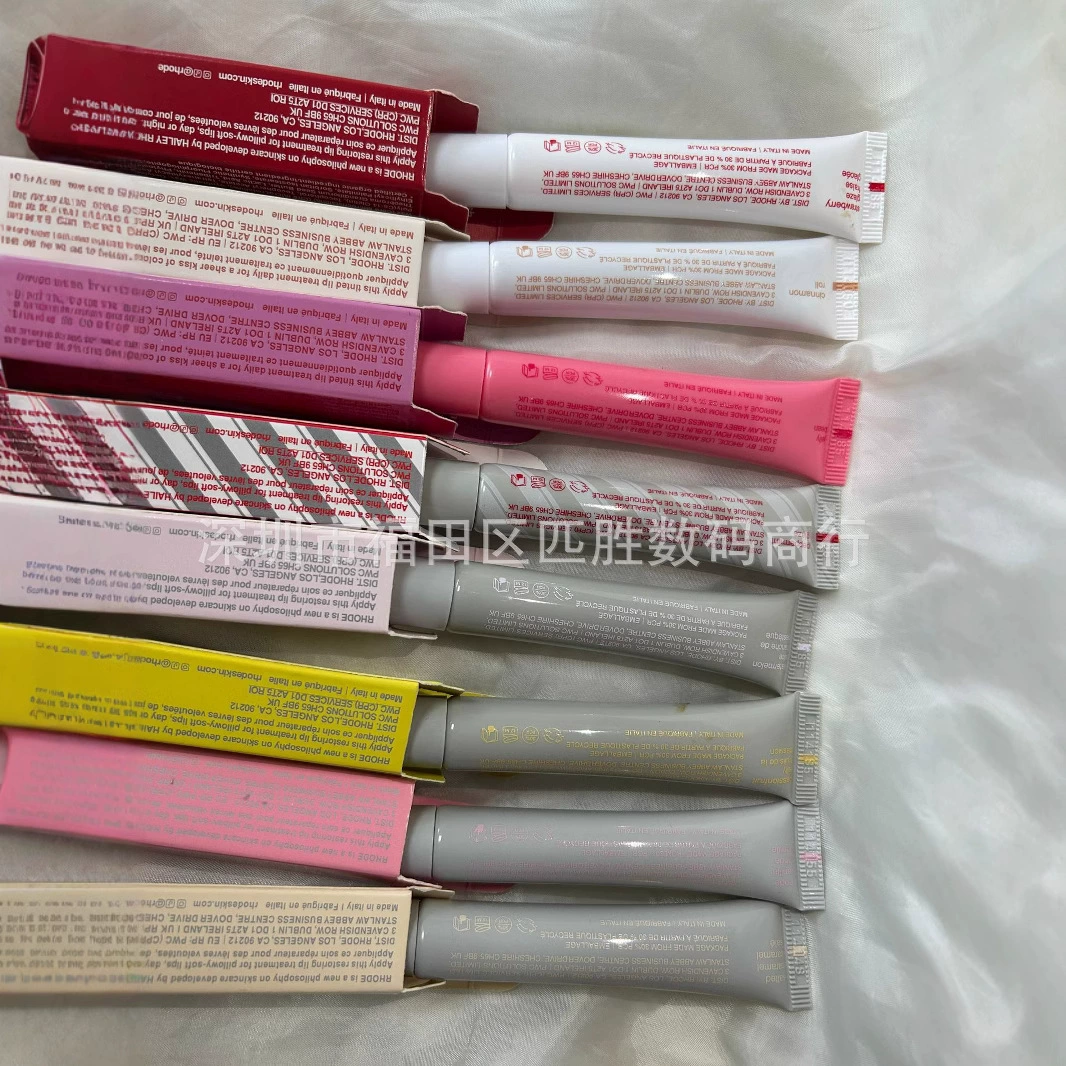 Lip gloss Rhodee, moisturizing tinted lip balm, translucent shine, multiple shades