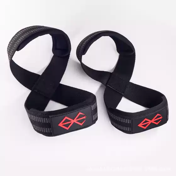 Figure 8 Lifting Straps Wrist Wraps for Pull-Ups Grip Straps Deadlift Pull-Up Bar Weightlifting Non-Slip Straps