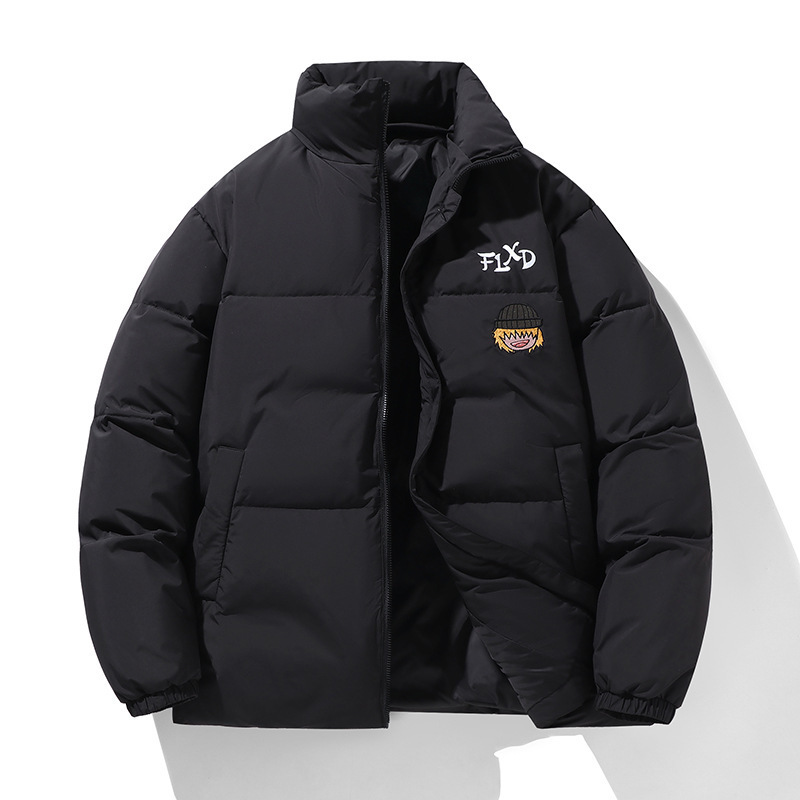 2025 New Thickened Warm down Jacket Winter Coat with Stand Collar, Plus Size for Big and Tall Individuals, Cold-Proof Clothing