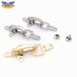 金属飞机扣外套装饰手缝勾扣服装合金搭扣箱包配件