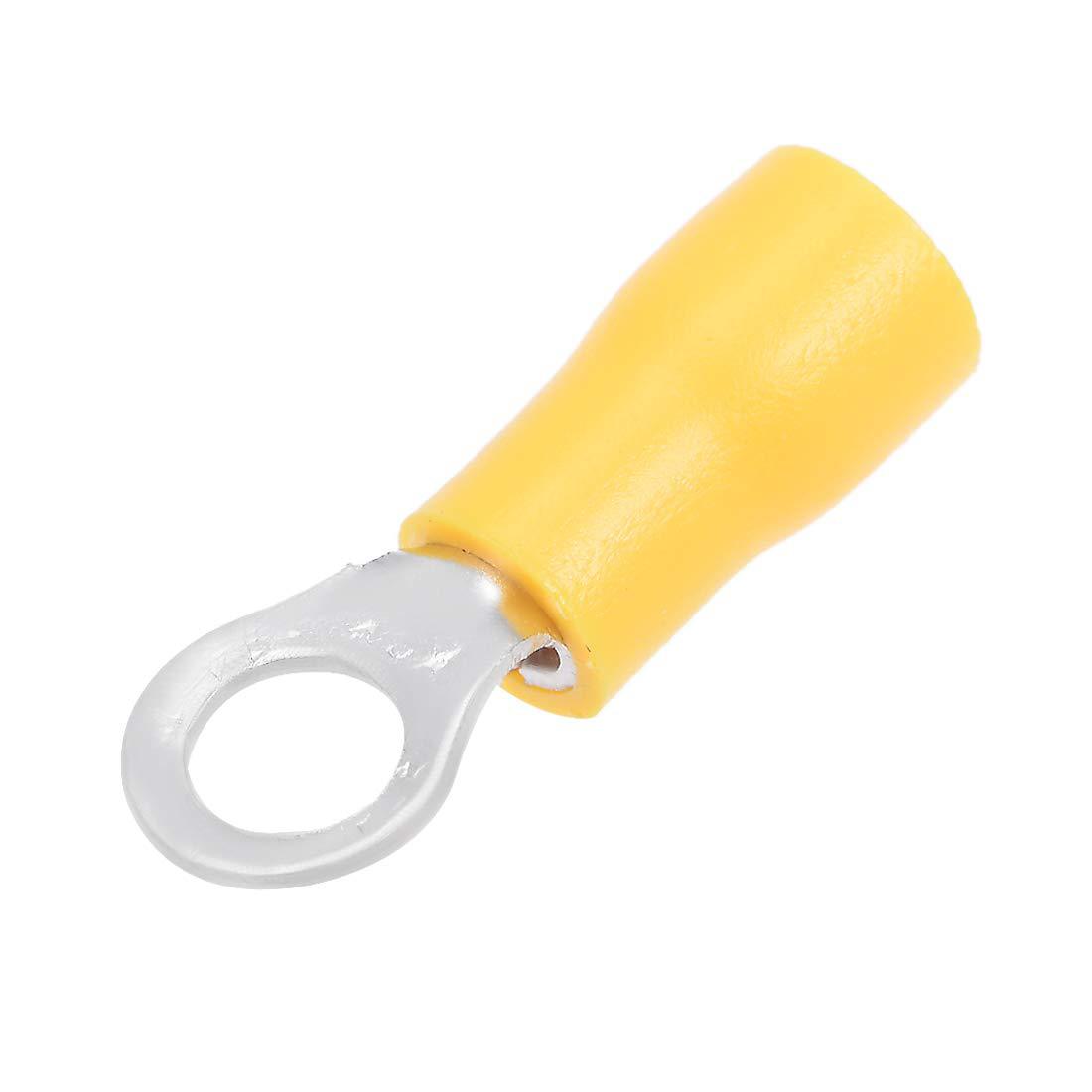 uxcell® RV3.5-5 Insulated Electrical Crimp Terminal, Ring S