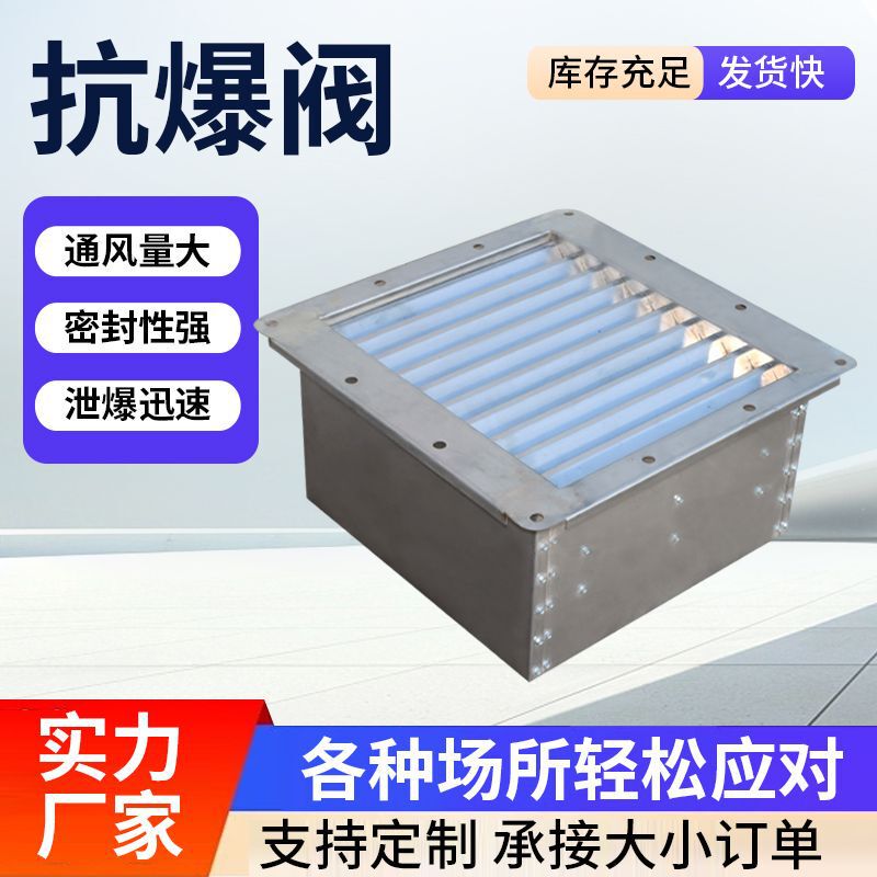 Building Exterior Wall Hanging Explosion-Proof Valve for Chemical Power Plants High-Pressure Explosion-Proof 304 Stainless Steel Explosion-Proof Valve