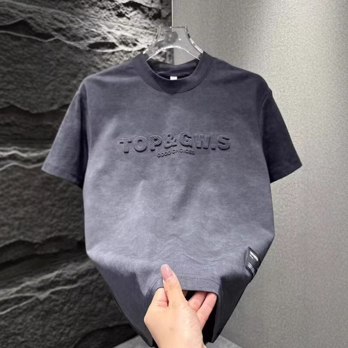 Thin American half-sleeve fashion brand tie-dyed, old loose casual T-shirt, men, summer new short-sleeve T-shirt, men