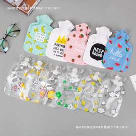 可爱注水热水袋批发卡通暖手宝印刷礼品小型灌水暖水袋