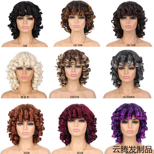 �羳�W��Ůʿ�ٰl �^�� ����С���l�_�R���̾��lAfro Wig