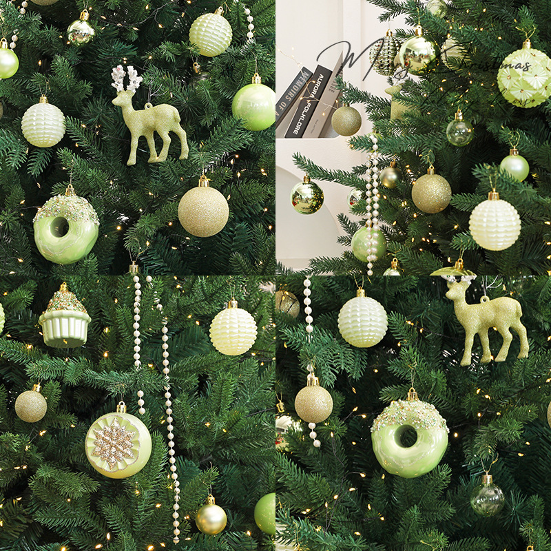 Nuevo árbol automático de simulación de cifrado de árbol de Navidad con lámparas plegables Daxing paquete de árbol de Navidad al aire libre decoración al por mayor