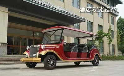 Elektrikli qolf avtomobilləri Viewing Car, Hotel Resort Area - 11-semi-enclosed