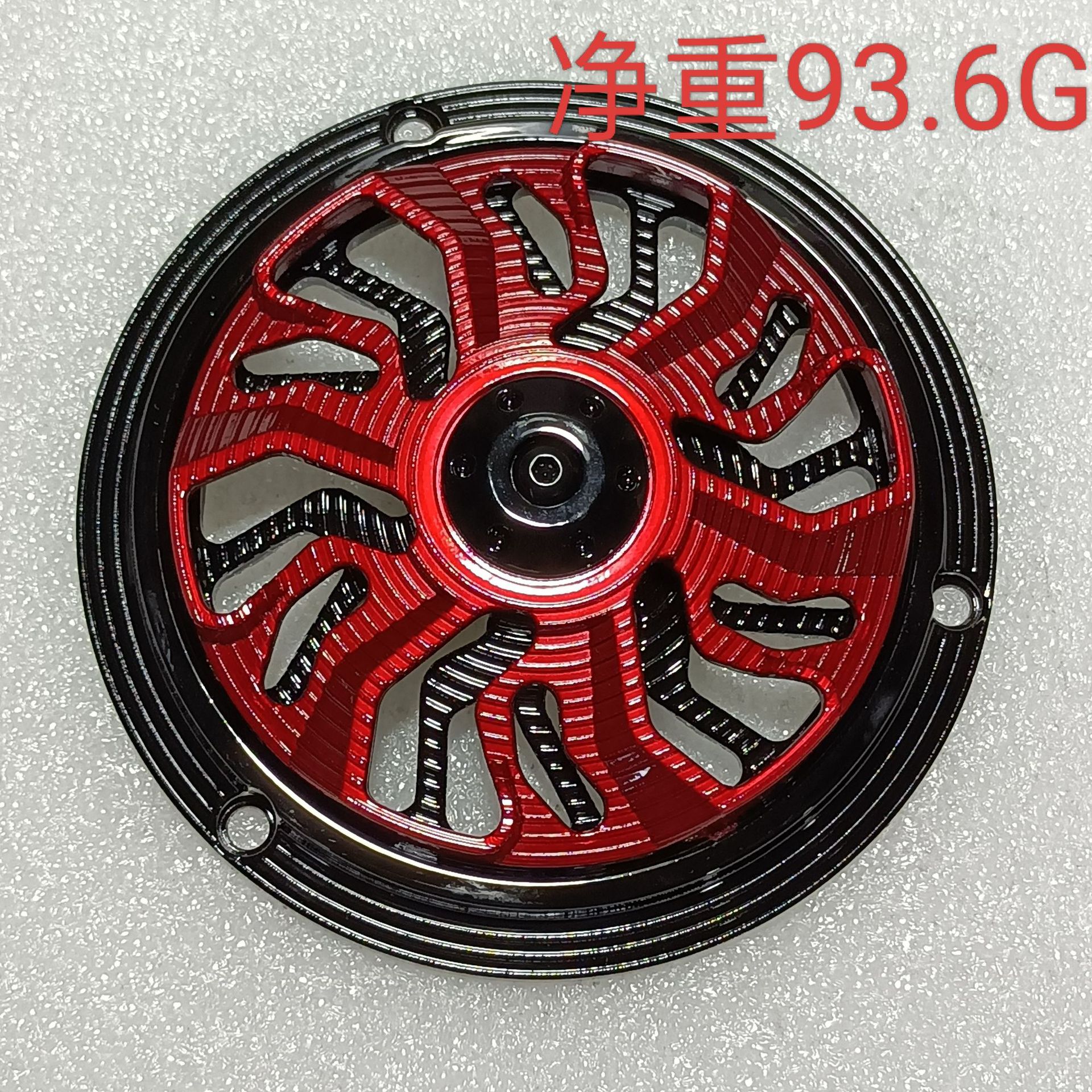 Motorcycle Modification Parts Fan Cover Cnc Engine Decorative Fan Blade Cooling Cover 135mm Hot Selling in Southeast Asia