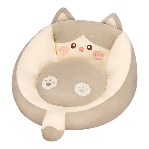 Soft cute cat futon large cushion lazy small sofa fart cushion office seat cushion living room floor cushion