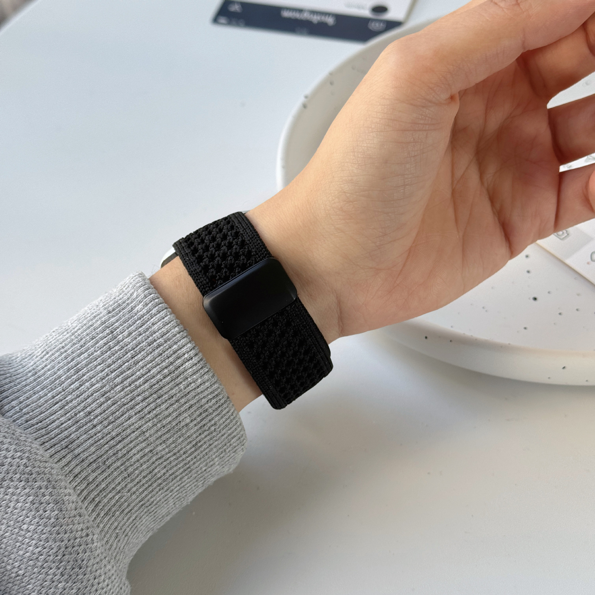 35g Weight Apple Smart Watch Magnetic Strap Classification Nylon Material Solid Color Pattern Fashion style Style Fashion Style Solid Color Apple Smart Watch Magnetic Strap 36