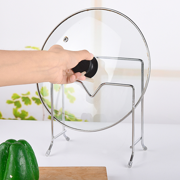Stainless steel cutting board cutting board rack with pot lid…