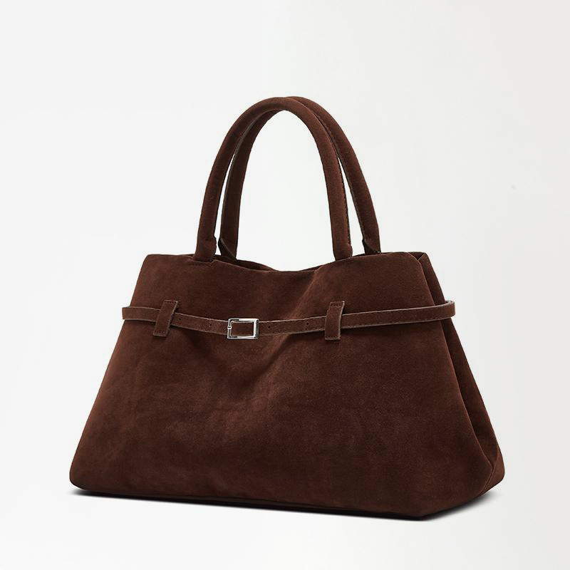 Retro matte handtas met grote capaciteit casual tote tas_voghion.com