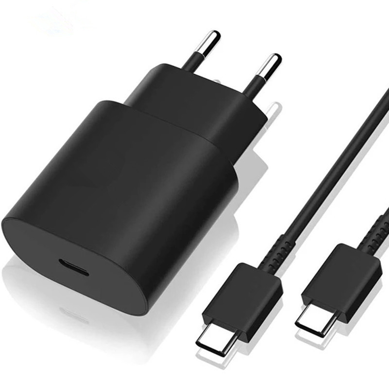 Set 25W PD fast charging charger European regulations US regulations Type-c charging head cross-border wholesale Set 25W PD fast charging charger European regulations US regulations Type-c charging head cross-border wholesale