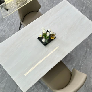 卡里冰玉大理石桌面訂製 餐台边几天然大理石画背景墙蜂窝石材